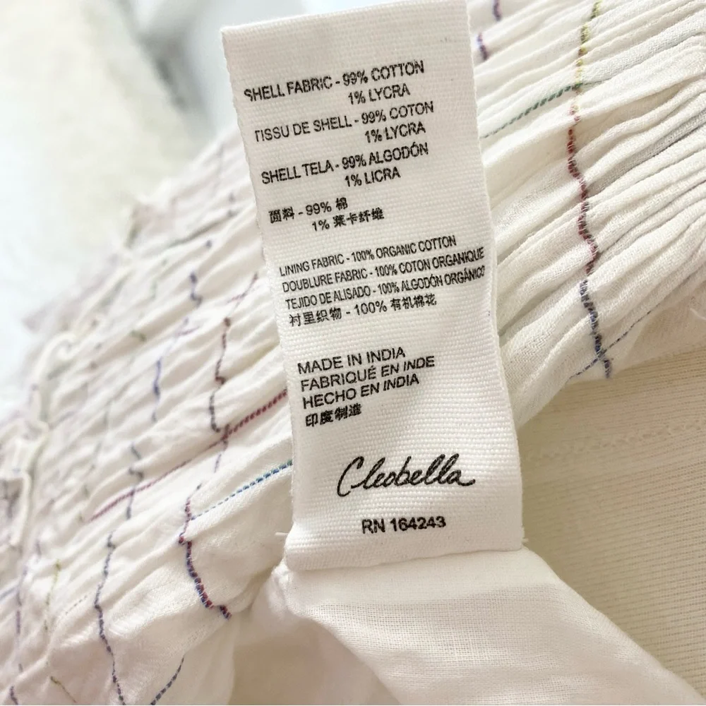CLEOBELLA White Checkered Dress - Picture 7 of 8